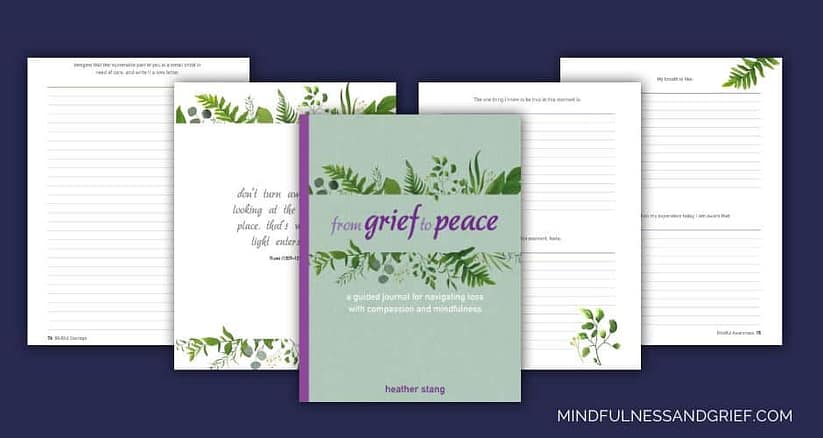 grief journal writing prompts book